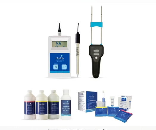 Kit Profesional pH/EC/MC para Suelo y Líquido